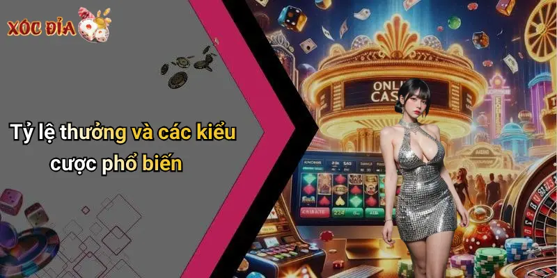 Tỷ lệ thưởng và các kiểu cược phổ biến