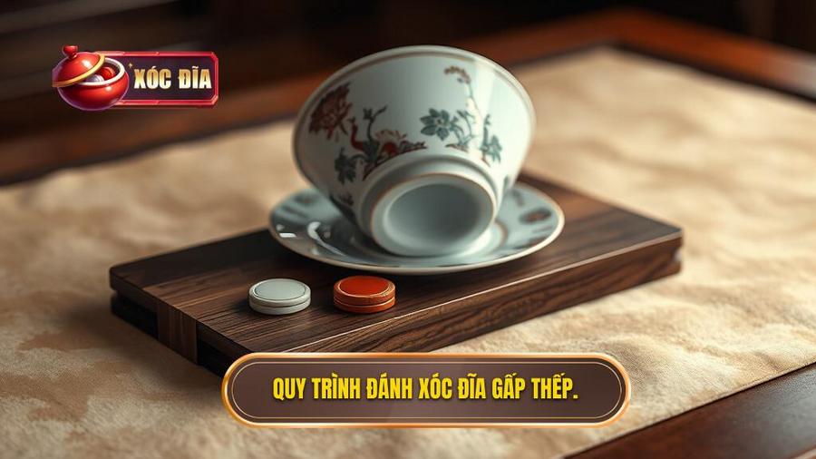 Quy trình đánh xóc đĩa gấp thếp.