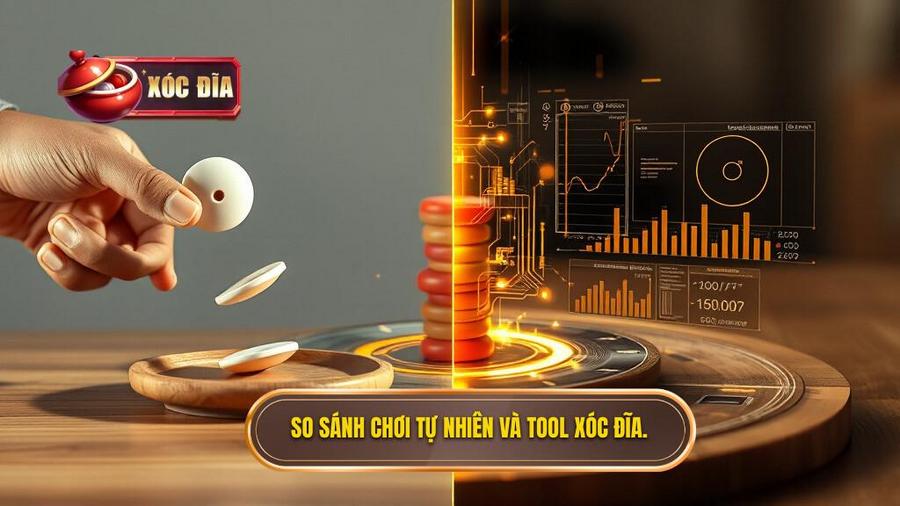  So sánh chơi tự nhiên và tool xóc đĩa.